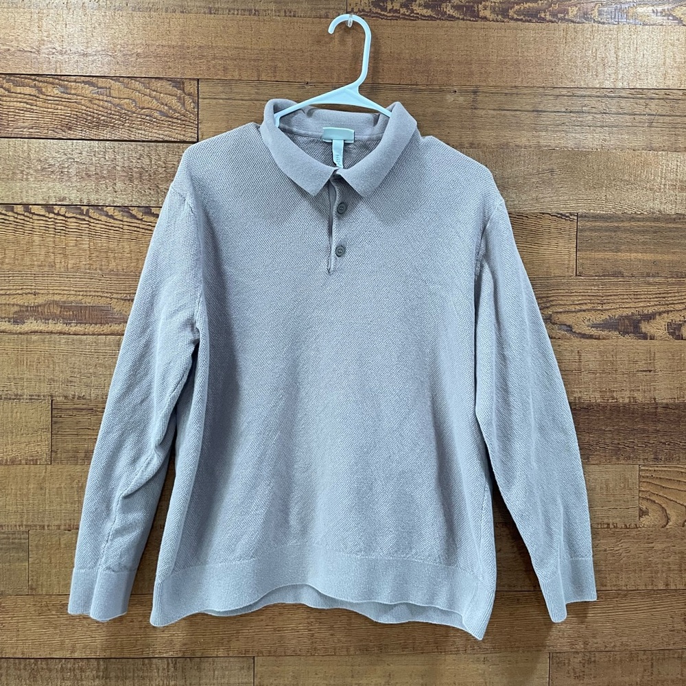 Light Brown Collared Sweater
